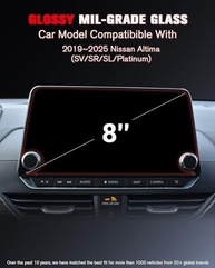 Protetor de Tela Premium 9H+ para Nissan Altima (2019-2025) - HD Cristalino e Toque Suave - imagem 3