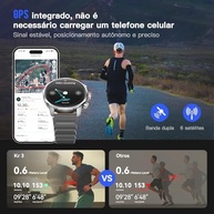 Smartwatch Kieslect Kr 3 Preto 47mm: Tela AMOLED HD 1.5" e Conectividade Inteligente - imagem 4