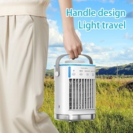 Ar Condicionado Portátil Evaporativo 4 Velocidades com Luz Noturna RGB e Tanque 700ml - imagem 5