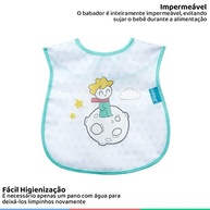 Babador Impermeável Astronauta Clingo - Proteção Divertida e Lavável para Bebês - imagem 4