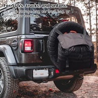 Saco de Lixo e Armazenamento para Pneus de Carro Brrnoo 600D Oxford - Organize seu SUV, Caminhão ou Sedan! - imagem 4