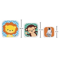 e-a-buba-divertido-pratico-para-3-animais-kit-multicor-criancas-potinhos-seguro-a