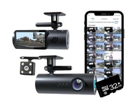 Black Box GP4 Dual: Câmera Veicular com Wi-Fi e Cartão 32GB para Segurança Completa - imagem 1