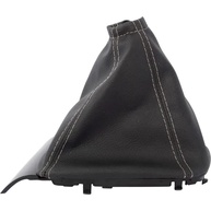 Coifa de Câmbio Onix e Prisma (2013-2020) Preta com Costura Cinza - Toque Esportivo e Elegante - imagem 1