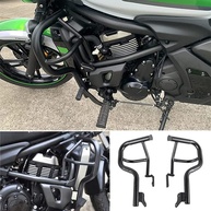 Barras de Colisão Kawasaki Vulcan S VN 650 (2015-2021): Proteção e Estilo em Aço Preto - imagem 1
