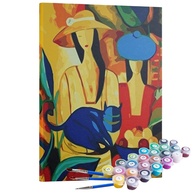 Kit Pintura Terapêutica para Mulheres - Arte Abstrata com Benefícios Emocionais e Mentais - imagem 1