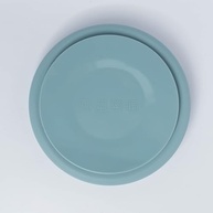 Prato de Silicone com Ventosa e Divisórias Azul Sonho - Seguro e Prático para Bebês - imagem 2