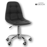 Cadeira Giratória Office Eiffel Botonê Ajustável - Conforto e Estilo para seu Ambiente de Trabalho - imagem 4