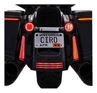 Ilumine Sua Harley: Enchimentos de LED Traseiros Pretos para Sinalização e Freio - imagem 4