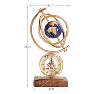 e-a-decoracao-vintage-de-para-ornamento-globo-estatua-luxo-terrestre-com-de-relogio-marmore-a