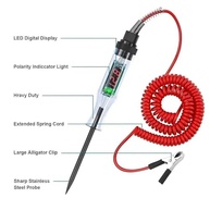 Caneta Teste de Voltagem 6-12-24V: Essencial para Diagnóstico Automotivo e Fusíveis - imagem 3