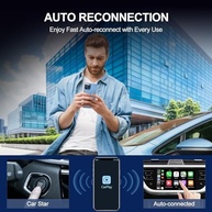 Adaptador CarPlay Sem Fio: Transforme Seu Carro com Conexão Rápida e Estável - imagem 4