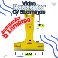 Raspador Adesivo Profissional para Pisos, Vidros e Azulejos - Lâminas Extras e Design Ergonômico - imagem 5