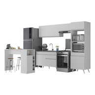 Armário de Cozinha com Bancada Gourmet Veneza - Design Moderno e Versátil - imagem 1