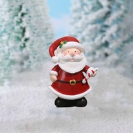 Estátua de Papai Noel em Resina - Decoração Criativa e Exclusiva para o Natal - imagem 3