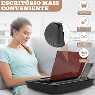 Mesa Portátil para Notebook 43x33,5cm - Conforto Ergonômico para Trabalhar e Estudar em Qualquer Lugar - imagem 5