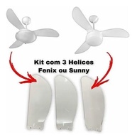 Kit com 3 Pás para Ventilador de Teto - Compatível com Fênix, Sunny, Aires, Wind e Outros Modelos - imagem 5