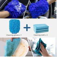Kit Essencial: Luvas e Toalhas de Microfibra Premium para Limpeza Automotiva Profissional - imagem 3
