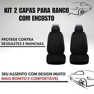 Kit 2 Capas Protetoras Suede para Banco de Carro - Design Sofisticado e Conforto Premium - imagem 3