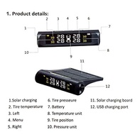 TPMS Solar: Monitore a Pressão dos Pneus em Tempo Real e Garanta Sua Segurança! - imagem 4