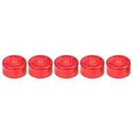 Kit 5 Protetores Plásticos Vermelhos para Footswitch de Pedais - Proteção e Estilo! - imagem 2