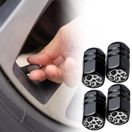 Tampas de Válvula Leopardo Preto e Branco: Estilo e Proteção para Seu Veículo - imagem 3