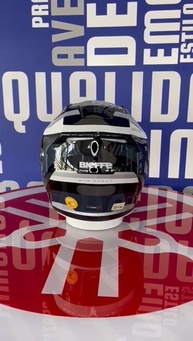 Capacete Moto Fechado Bieffe B-40 Spect Preto/Grafite - Segurança e Estilo para Sua Pilotagem - imagem 3