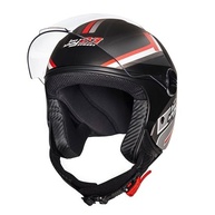 Capacete Street JOY23 SP Preto Fosco com Detalhes Vermelhos e Cinzas - Estilo e Segurança Urbana - imagem 2