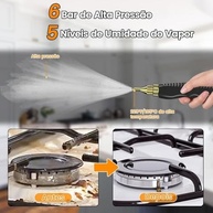 Limpador a Vapor Portátil 2500W - Potente e Versátil para Casa e Carro (220V) - imagem 4