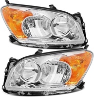 Faróis Cromados Âmbar para Toyota RAV4 2009-2012: Renove o Visual e a Segurança - imagem 3