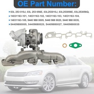 Turbocompressor 03L253010J: Potência e Confiabilidade para seu VW Passat/Audi A3/Q3 2.0TDI - imagem 3