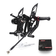 Pedaleiras Traseiras Ajustáveis Arashi 2.0 para Yamaha MT09, FZ09, FJ09 e XSR900 - Preto - imagem 1
