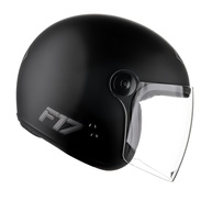 Capacete Moto Fly F-17 Aberto Preto Fosco: Estilo e Segurança para Você! - imagem 1