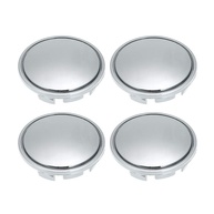 Kit 4 Tampas Centrais de Roda Universal Cromado ABS 56mm - Elegância e Proteção para seu Carro - imagem 1