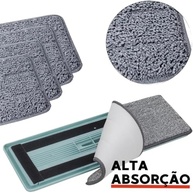 Kit 4 Refis para Mop Refil de Microfibra 36x10,5cm - Alta Absorção, Lavável e Reutilizável - imagem 4