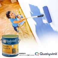 Tinta Acrílica Qualyvinil Rende Muito 3,6L - Cinza Escala | Resistente e de Alta Cobertura - imagem 4