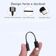 Adaptador USB-C para P2 3.5mm: Áudio Premium e Compatibilidade Universal - imagem 4