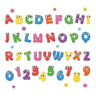 Adesivo de Parede Alfabeto e Números Loli Pop 46un - Decore com Estilo e Aprenda Brincando - imagem 4