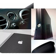 Vinil Adesivo Fibra de Carbono Preto 1m x 30cm: Renove e Proteja com Estilo! - imagem 4