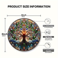 Adesivos de Janela Árvore da Vida Anticolisão - Proteja Pássaros e Decore com Estilo - imagem 2