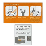 Veda Fresta Marrom Stamaco Home Modelo I: Adeus Insetos, Vento e Poeira! - imagem 5