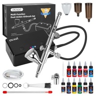 Kit Aerógrafo Profissional 32PSI com Compressor - Pinte, Decore e Maquie com Qualidade! - imagem 2