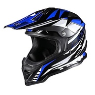 Capacete AHR Adulto Offroad H-Ven25: Segurança e Estilo para Motocross, Quadriciclo e Mais (Preto e Azul) - imagem 2