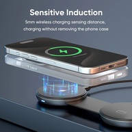 Carregador 3 em 1 Dobrável: iPhone, Apple Watch e AirPods - imagem 3