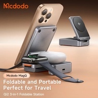 Carregador 3 em 1 MagQ: iPhone, Apple Watch e AirPods - imagem 3