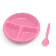Kit Refeição Infantil com Prato Dividido e Colher Baby - Seguro e Prático para Introdução Alimentar - imagem 4