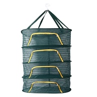 Rack de Secagem Suspensa 4 Camadas - Malha Respirável para Plantas e Alimentos - imagem 1