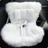 Assento de Carro Labubu: Almofada Pelúcia Macia e Decoração Charmosa - imagem 2
