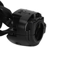 Kit Controles Guidão Moto GUIDOO: Buzina, Farol Alto/Baixo e Pisca Esquerda (Preto) - imagem 1