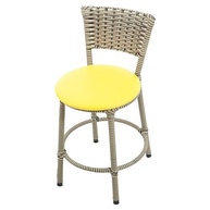 Banqueta Baixa Encapada Amarela - Ideal para Cozinha e Área Gourmet Moderna - imagem 5
